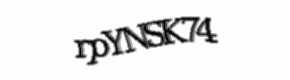 Security check image, please type the characters shown